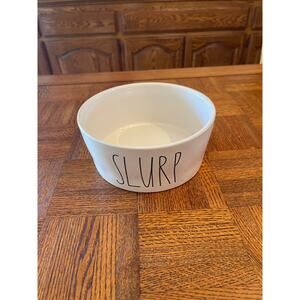 Extra large  Rae Dunn dog bowl SLURP